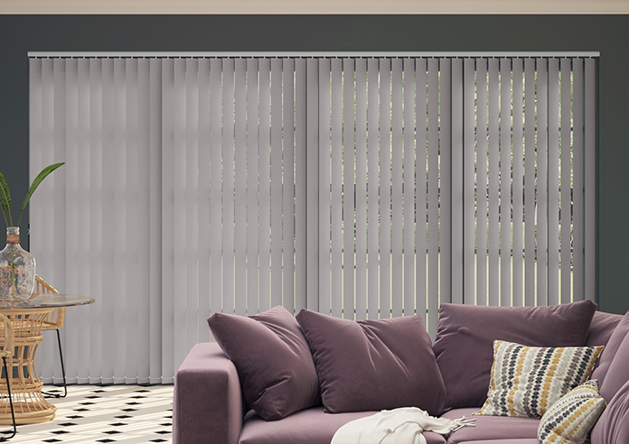 Flourish, Winter Grey - Vertical Blind - Image 3